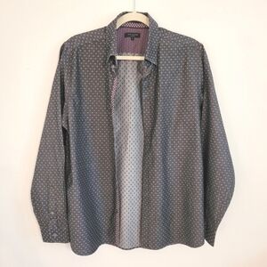 Ted Baker button down shirt with contrast cuffs size 4
